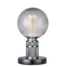 HALO  lampe à poser E27, Gun-noir / base marbre