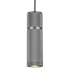 Halo- the suspension, suspension cylindre Metal gun noir diam.12 2,5m cable