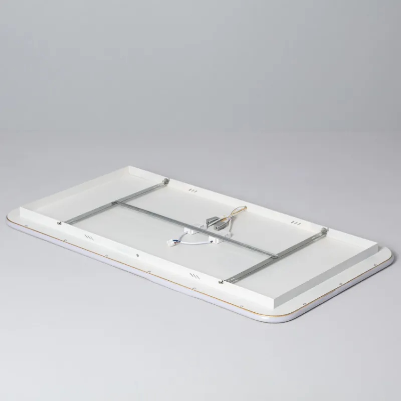 Applique plafonnier led 30w cct-métal rectangulaire 110cm-1800lm