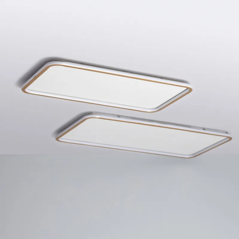 Applique plafonnier led 30w cct-métal rectangulaire 110cm-1800lm