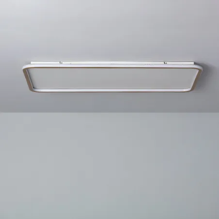 Applique plafonnier led 30w cct-métal rectangulaire 110cm-1800lm