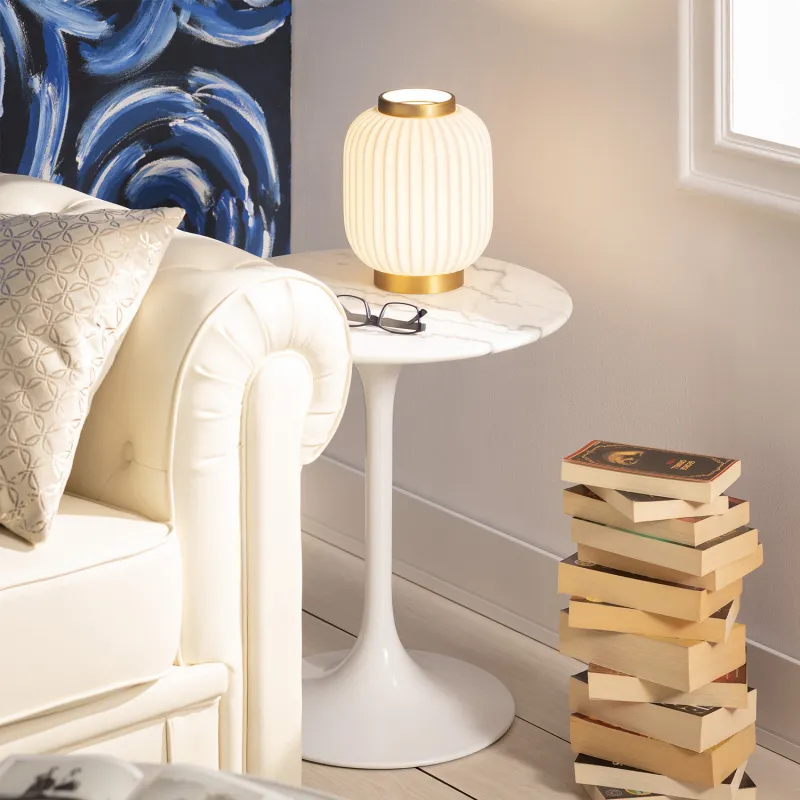 lampe-de-table-ceramique-blanche-culot-e14-socle-bronze