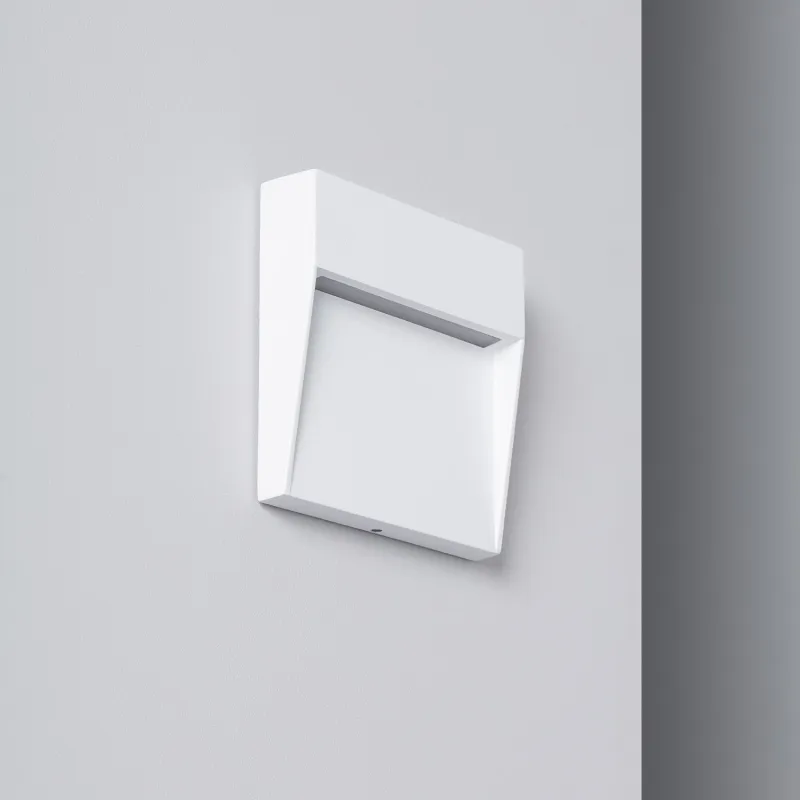 Applique balisage extérieur 4w led mural carre-135 lumens étanche ip54
