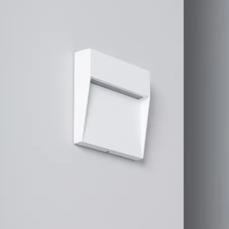 Applique balisage extérieur 4w led mural carre-135 lumens étanche ip54