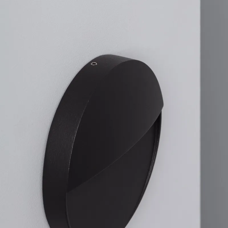 applique-balisage-exterieur-4w-led-mural-rond-noir-135-lumens-etanche-ip54