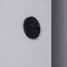 Applique balisage extérieur 6.5w led mural rond noir-250 lumens étanche ip54