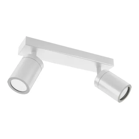Applique spot sdb TENOR GU10 2L BLANC ip44