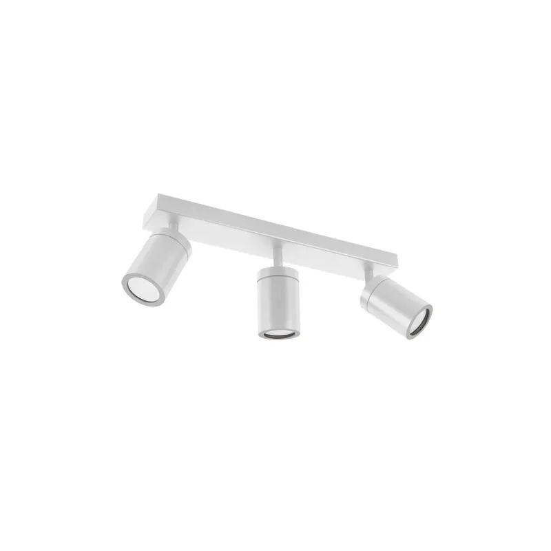 Applique spot sdb TENOR GU10 3L BLANC ip44