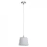 Suspension A TU ESTILO IP20 E27 chrome+gris - Pas cher