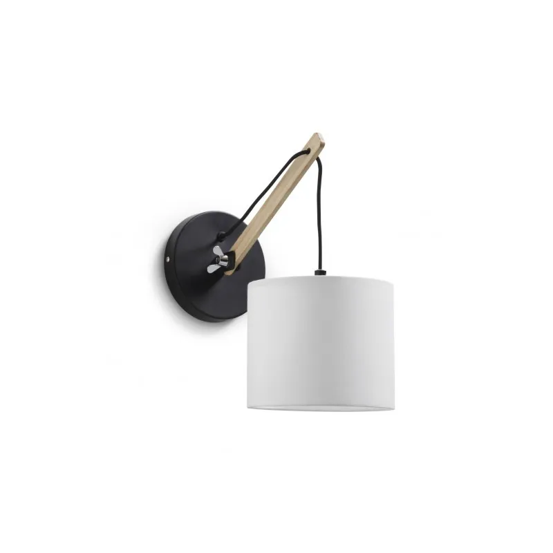 Plafond BRITTA IP20 E27 60W Noir - Pas cher