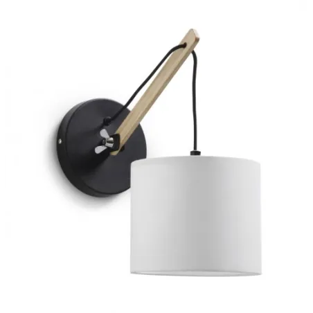Plafond BRITTA IP20 E27 60W Noir - Pas cher