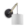 Plafond BRITTA IP20 E27 60W Noir - Pas cher