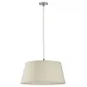 Pendant FIRENZE IP20 E27 chrom+beige - Pas cher
