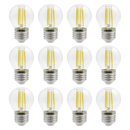 Kit 12 lampes LED FILAMENT E27 4W 470lm 3000K - Pas cher