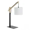 Lampes à poser BRITTA IP20 E27 60W Noir - Pas cher