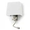 Plafond FIRENZE E27 23W+LED 3W 2int. Or mate - Pas cher