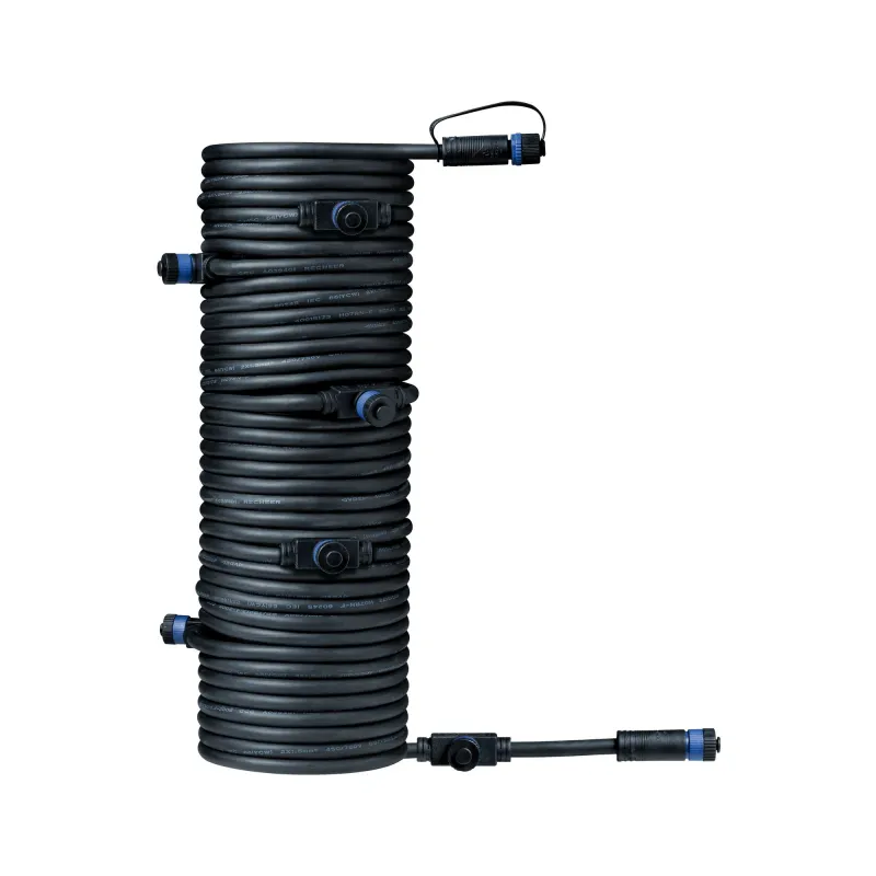 exterieur pleug & play Câble 15m IP68 2x1,5qmm H07RN-F noir