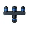 Distributeur 3x Plug & Shine IP68 Noir