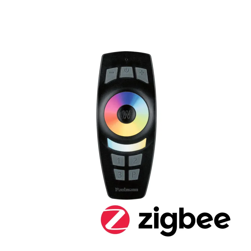 SmartHome ZB Gent Télécommande 2xAAA Avec support mural Noir plasti...