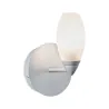 applique Carina IP44 max. 28W G9 chrome mat/Satin 230V Métal/Verre