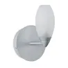 applique Carina IP44 max. 28W G9 chrome mat/Satin 230V Métal/Verre