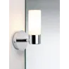 applique salle de bain Eleon IP44 max. 33W G9 chrome/Satin 230V Métal/Verre