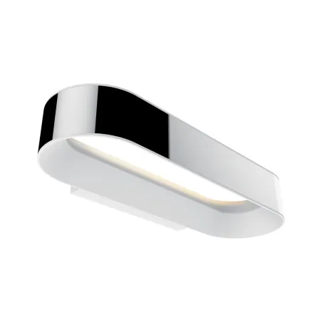 WallCeiling Agena IP44 LED grad 1x20W Chrome/Blanc dépoli 230V Alu/...
