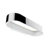WallCeiling Agena IP44 LED grad 1x20W Chrome/Blanc dépoli 230V Alu/...