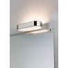 WallCeiling Agena IP44 LED grad 1x20W Chrome/Blanc dépoli 230V Alu/...