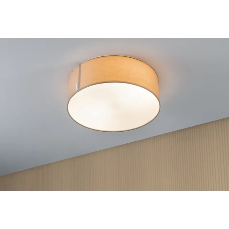 Plafonnier WallCeiling Mari max.2x20W E27 Beige 230V tissu - Pas cher