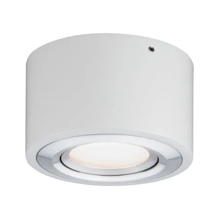 WallCeiling Argun LED 1x4,8W Blanc Alu brossé 230 V, métal - Pas cher