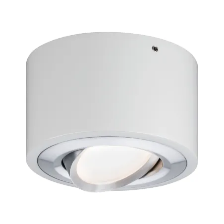 WallCeiling Argun LED 1x4,8W Blanc Alu brossé 230 V, métal - Pas cher