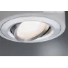 WallCeiling Argun LED 1x4,8W Blanc Alu brossé 230 V, métal - Pas cher