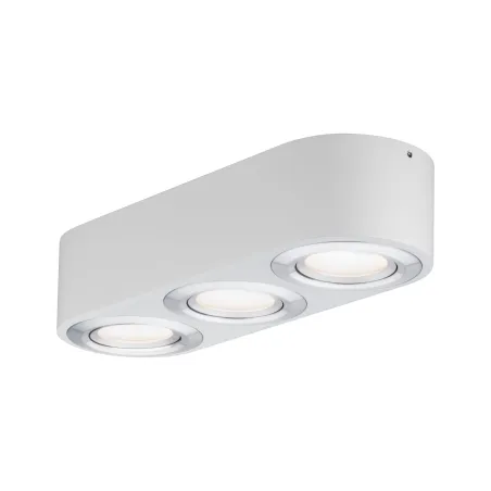 WallCeiling Argun LED 3x4,8W Blanc Alu brossé 230 V, métal - Pas cher