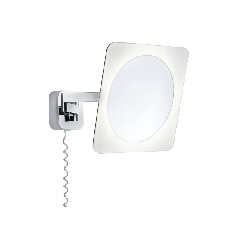applique miroir cosmétique Métalique IP44 LED 5,7W chrome/bl/miroir 230V Métal/acr