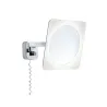 applique miroir cosmétique Métalique IP44 LED 5,7W chrome/bl/miroir 230V Métal/acr