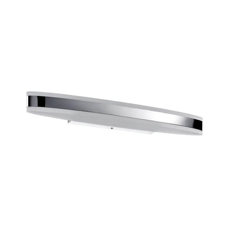 applique plafonnier Kuma IP44 LED 1x9W 500mm chrome/blanc 230V Métal/acrylique