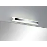 applique plafonnier Kuma IP44 LED 1x9W 500mm chrome/blanc 230V Métal/acrylique