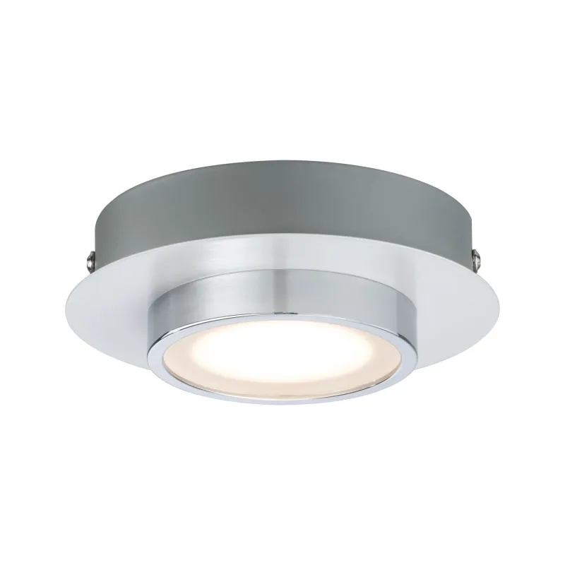 WallCeiling Liao LED 1x4,7W Blanc dépoli Chrome 230 V métal - Pas cher