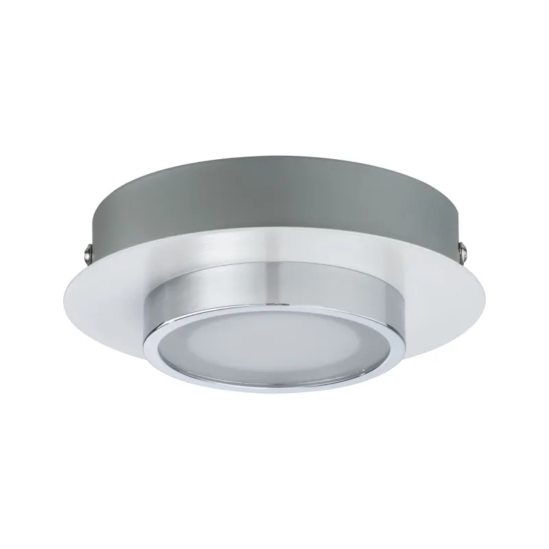 WallCeiling Liao LED 1x4,7W Blanc dépoli Chrome 230 V métal - Pas cher