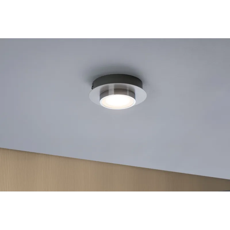 WallCeiling Liao LED 1x4,7W Blanc dépoli Chrome 230 V métal - Pas cher
