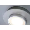 WallCeiling Liao LED 1x4,7W Blanc dépoli Chrome 230 V métal - Pas cher
