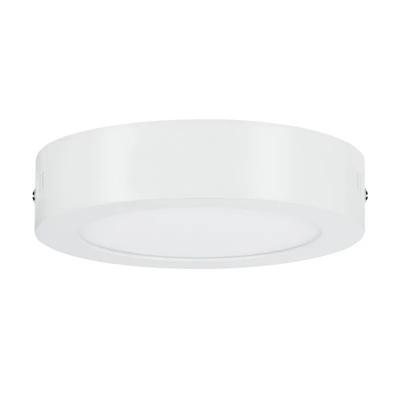 WallCeiling Lunar LED Panel 170mm 11W 230V blanc mate alu - Pas cher