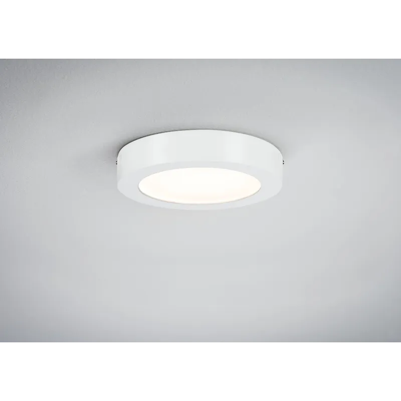 WallCeiling Lunar LED Panel 170mm 11W 230V blanc mate alu - Pas cher