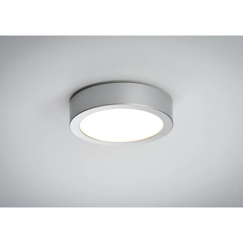 WallCeiling Lunar LED Panel 170mm 11W 230V chrome mate alu - Pas cher