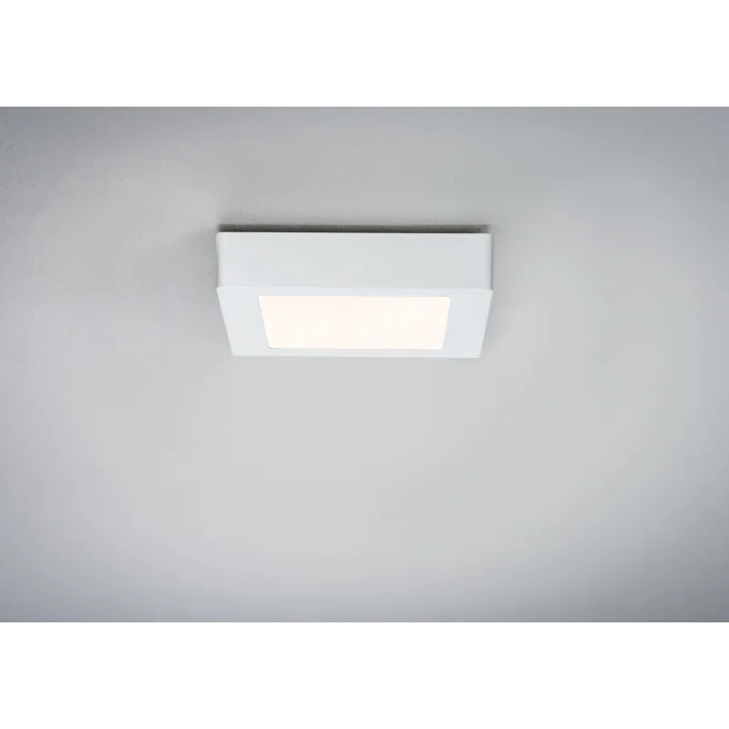 WallCeiling Lunar LED Panel 170x170mm 11W 230V blanc mate alu - Pas...