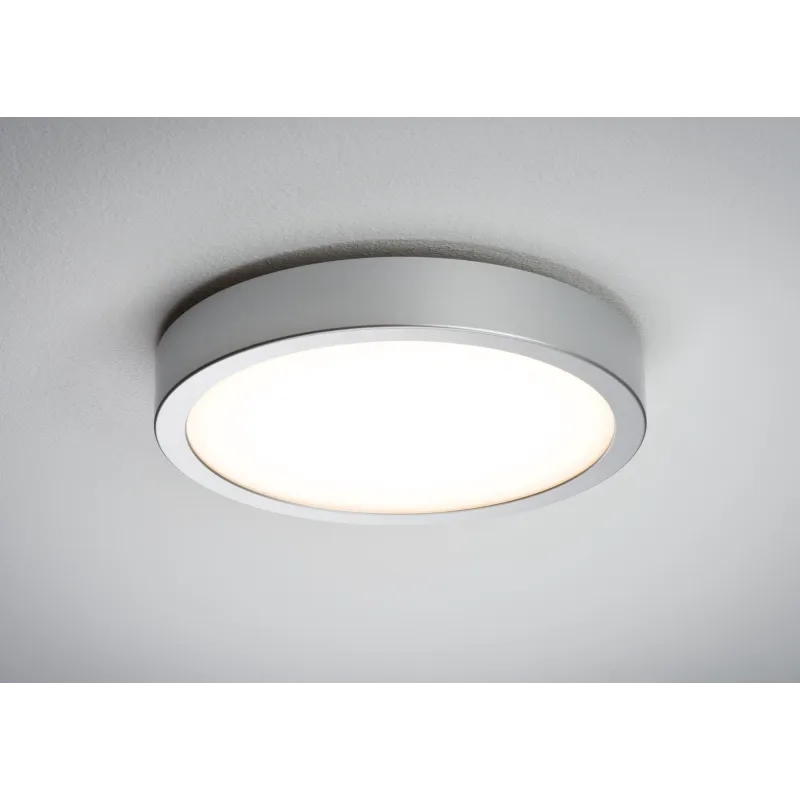 WallCeiling Lunar LED Panel 225mm 12W 230V chrome mate alu - Pas cher