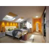 WallCeiling Lunar LED Panel 300mm 17W 230V chrome mate alu - Pas cher