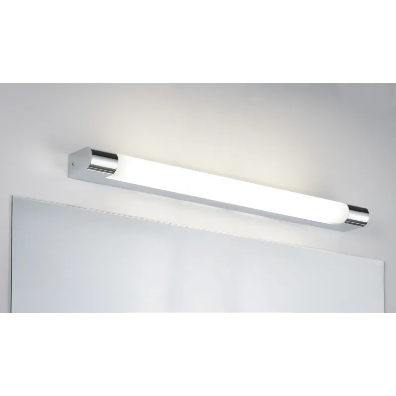 WallCeiling Mizar IP44 LED 10,5W 630 mm Chrome/Blanc 230V métal/acr...