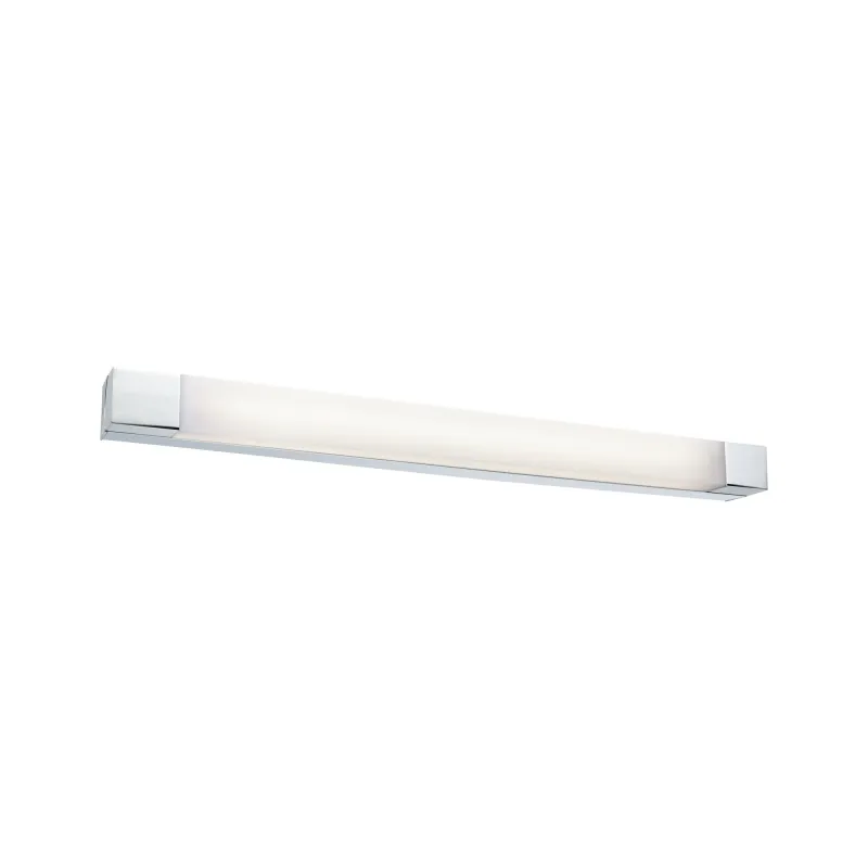 WallCeiling Quasar IP44 LED 10,5W 700mm Chrome/Blanc 230V métal/acr...